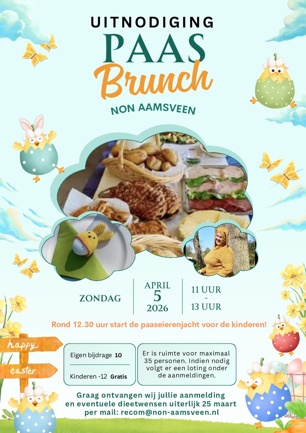 1e paasdag, paasbrunch