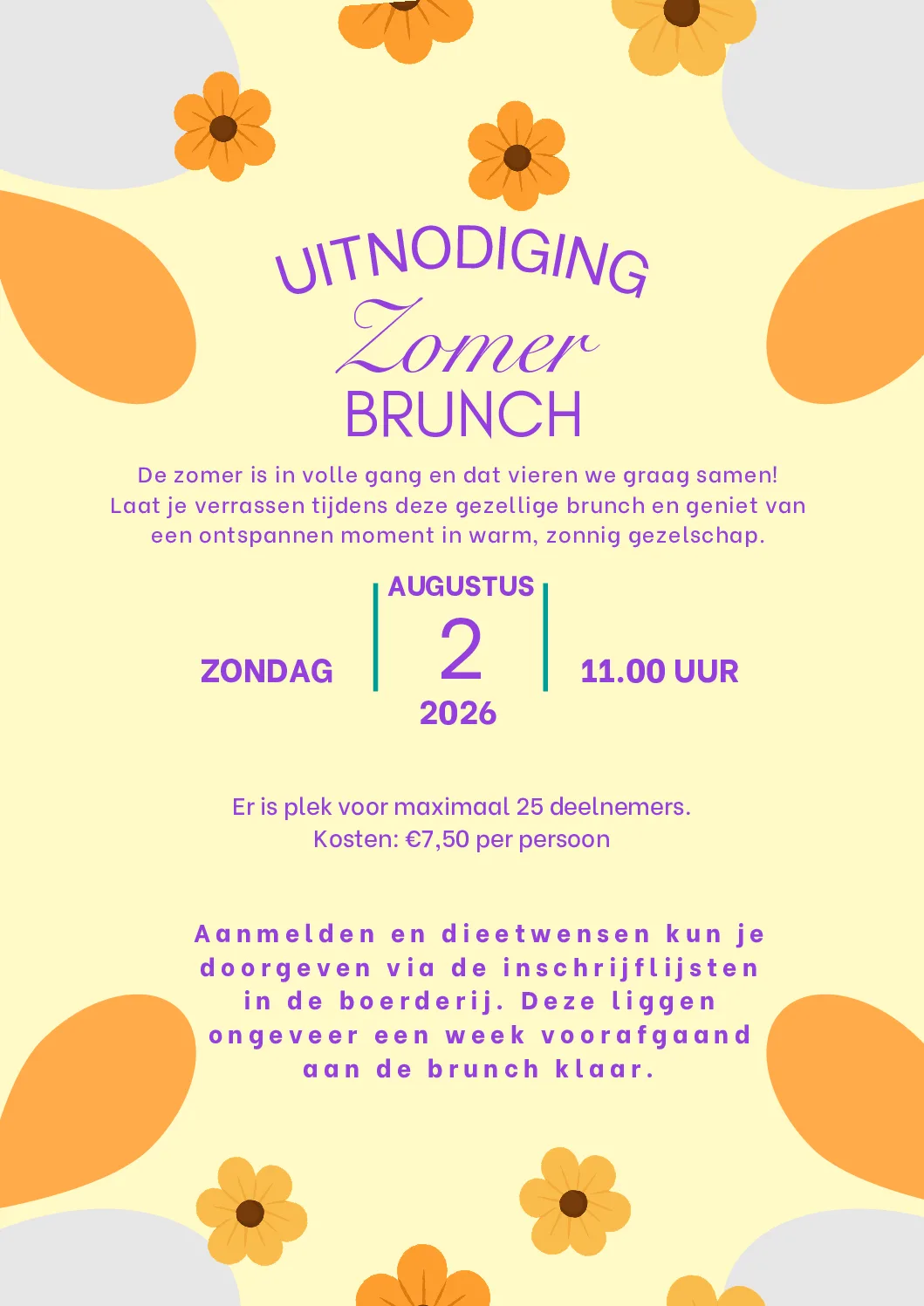 Zomer Brunch