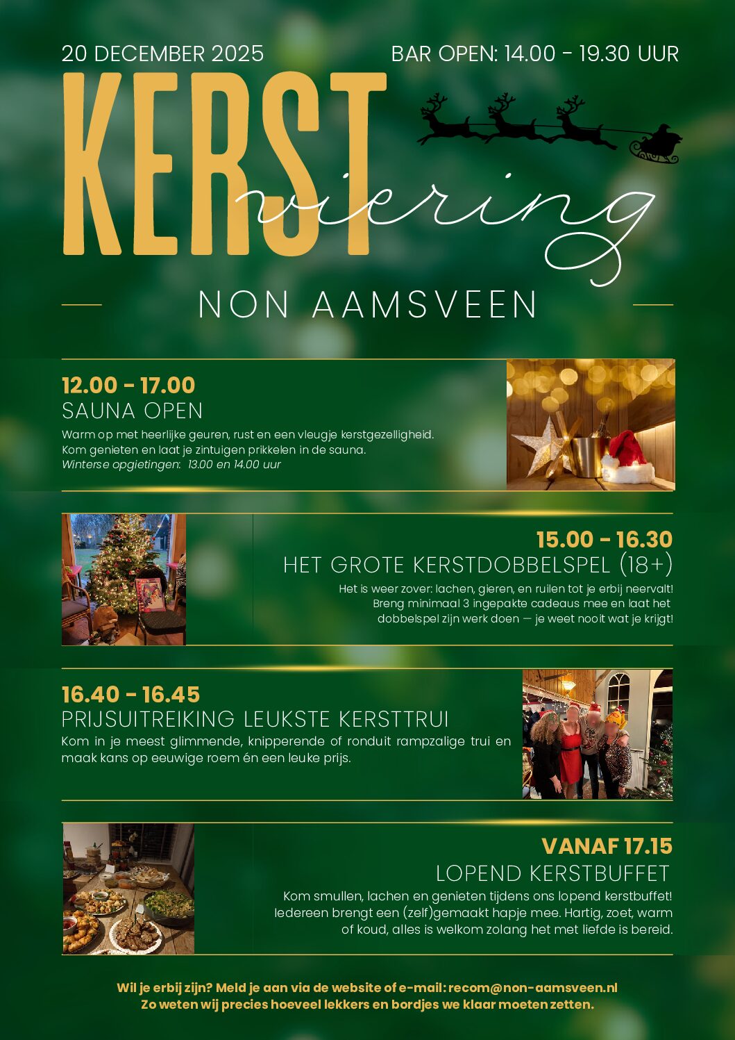 Kerstviering in de boerderij