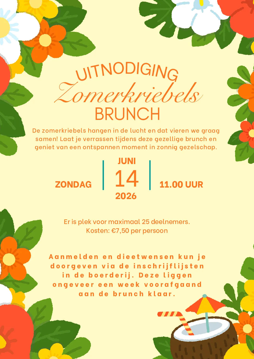 zomerkriebels brunch